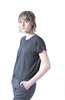 T-Shirt grau/lila